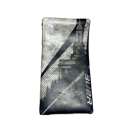 Bauer Supreme Mach - Bloqueur de gardien droit Pro Stock d'occasion (blanc/bleu marine)